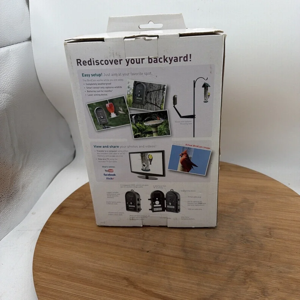 Wingscapes Audubon Motion Activated Bird Cam Wildlife Camera NIB
